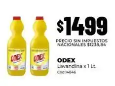 Diarco Odex - lavandina x 1 lt. cód:14846 oferta