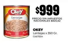 Diarco Okey - lentejas oferta