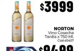 Diarco Norton - vino cosecha tardía x 750 ml. cód:45407 oferta