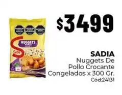 Diarco Sadia - nuggets de pollo crocante congelados oferta