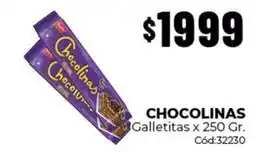 Diarco Chocolinas - galletitas x 250 gr. cód:32230 oferta