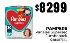 Diarco Pampers - pañales supersec jumbopack cód:28764 oferta