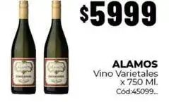 Diarco Alamos - vino varietales c	ext{ó}d:45099 oferta
