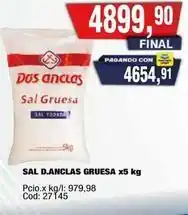 Maxiconsumo Dos anclas - sal d.anclas gruesa x5 kg oferta