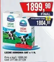 Maxiconsumo Vida - leche uat x 1 lt oferta