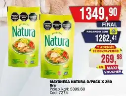 Maxiconsumo Natura - mayonesa d/pack oferta