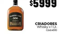 Diarco Criadores - criadores whisky x 1 lt. cód:4510 oferta