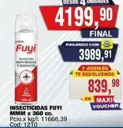 Maxiconsumo Fuyi - insecticidas fuyi mmm x 360 cc oferta