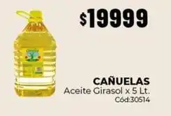 Diarco Cañuelas - aceite girasol x 5 lt. cód:30514 oferta