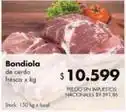 Disco Bondiola de cerdo fresca oferta