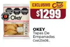 Diarco Okey - tapas de empanadas oferta