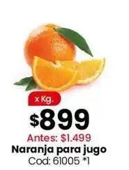 Coto Naranja para jugo cod: 61005 *1 oferta