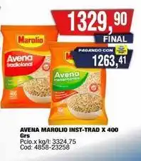 Maxiconsumo Marolio - avena inst-trad x 400 grs oferta