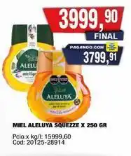 Maxiconsumo Aleluya - miel aleluya squezze x 250 gr oferta
