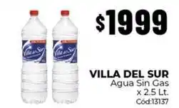 Diarco Villa del sur - agua sin gas oferta