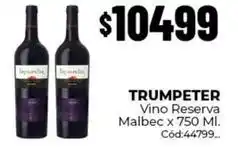 Diarco Trumpeter - vino reserva malbec x 750 ml. cód:44799 oferta
