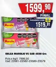 Maxiconsumo Marolio - oblea vs sab 4x50 grs oferta