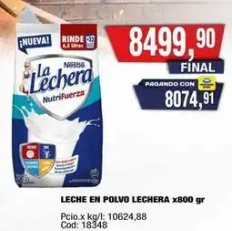Maxiconsumo La lechera - leche en polvo x800 gr oferta