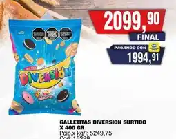 Maxiconsumo Galletitas diversion surtido oferta