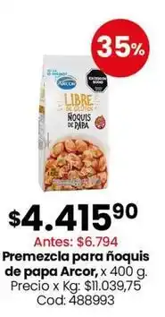 Coto Arcor - premezcla para ñoquis de papa oferta