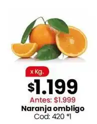 Coto Naranja ombligo cod: 420 *1 oferta