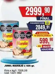 Maxiconsumo Marolio - jurel x 425 gr oferta