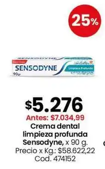 Coto Sensodyne - crema dental limpieza profunda oferta