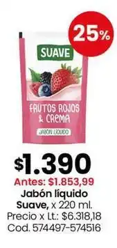 Coto Suave - jabón líquido oferta