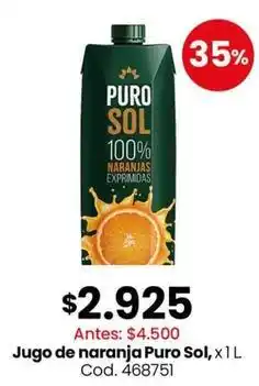 Coto Sol - jugo de naranja oferta