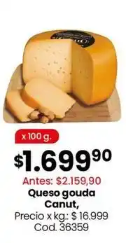 Coto Canut - queso gouda , cod. 36359 oferta