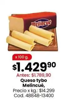 Coto Melincue - queso tybo oferta