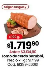 Coto Origen - lomo de cerdo sarubbi, cod. 19389-26061 oferta
