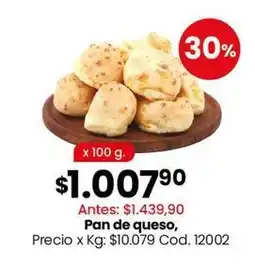 Coto Pan de queso oferta