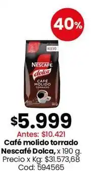 Coto Dolca - café molido torrado oferta