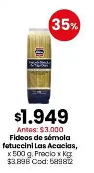 Coto Fideos de sémola fetuccini oferta