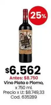 Coto Vino plata o plomo oferta
