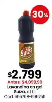 Coto Suiza - lavandina en gel oferta