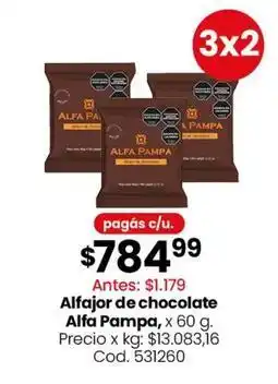Coto Alfajor de chocolate oferta