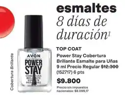 Avon Avon - power stay cobertura brillante esmalte para uñas oferta