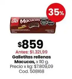Macucas - galletitas rellenas