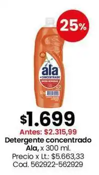 Coto Ala - detergente concentrado oferta