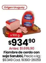 Coto Origen - fiambreria de cerdo oferta