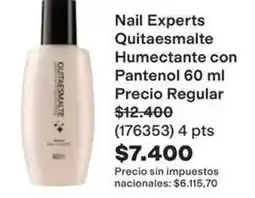 Avon Nail experts quitaesmalte humectante con pantenol 60 ml (176353) oferta