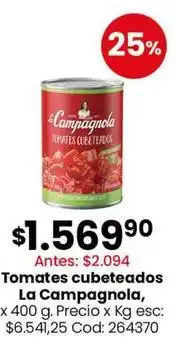 Coto La campagnola - tomates cubeteados oferta