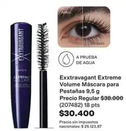 Avon Avon - exxtravagant extreme volume máscara para pestañas (207482) oferta