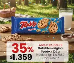 Coto Toddy - galletitas original oferta