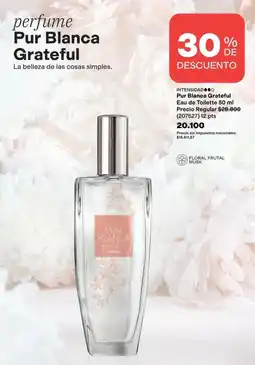 Avon Natura - pur blanca grateful eau de toilette 50 ml oferta