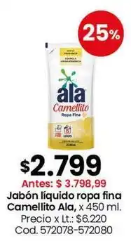 Ala - jabón líquido ropa fina