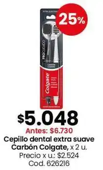 Coto Colgate - cepillo dental extra suave carbón oferta