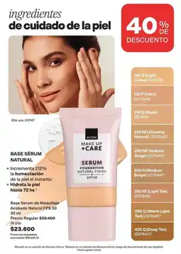 Avon Avon - base sérum natural oferta